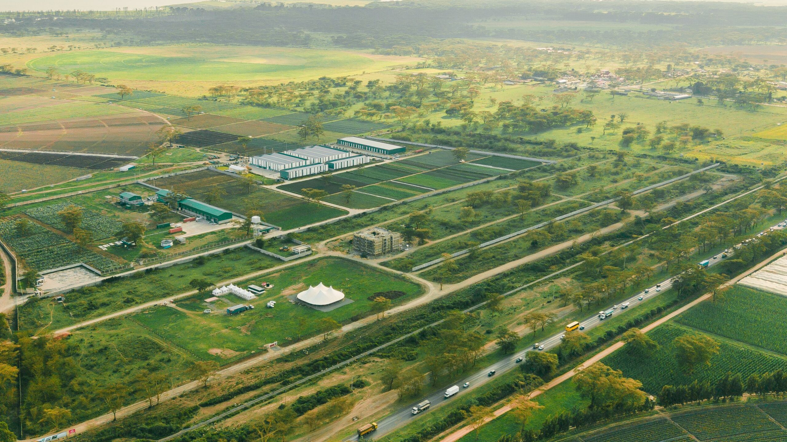 Industrial facilities at Newvasha EPZ